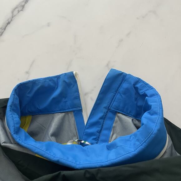 Tory Burch Sport All-Weather Jacket Color block blue green M Sporty Rich Outdoor - Picture 14 of 16